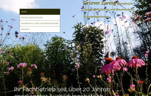 Vorschau von www.gruener-zweig.com, Grüner Zweig - Jörg Bödding und Jürgen Schmitte GbR