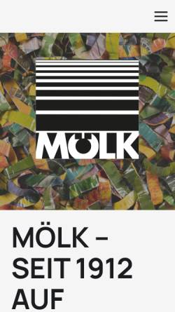 Vorschau der mobilen Webseite www.moelk.de, Mölk Pressegrosso Vertriebs GmbH & Co. KG