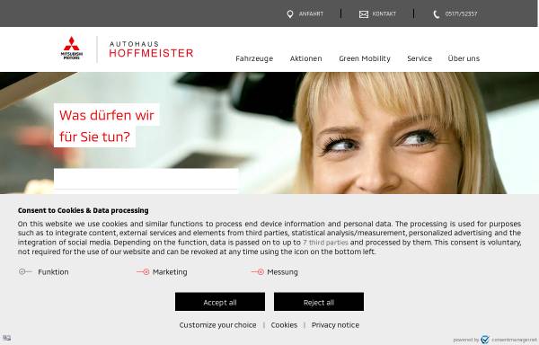 Vorschau von www.hoffmeister-kfz.de, Hoffmeister KFZ GmbH