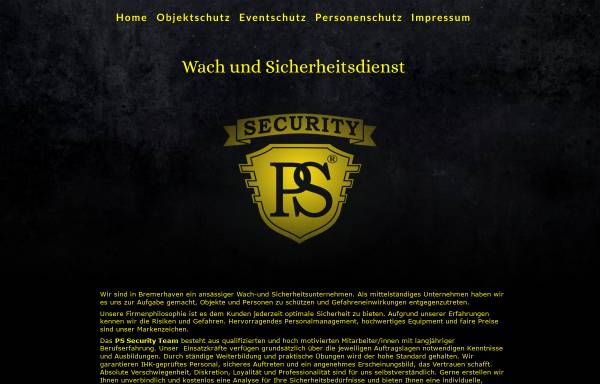 Vorschau von www.protection-security.de, Protection Security
