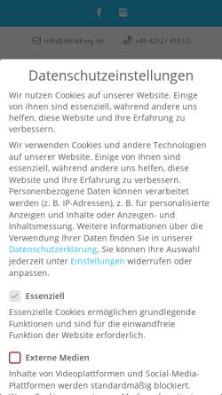 Vorschau der mobilen Webseite www.ibkleberg.de, Ingenieurbüro Kleberg + Partner