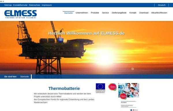 Vorschau von www.elmess.de, ELMESS-Thermosystemtechnik GmbH & Co. KG