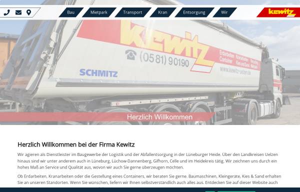 Vorschau von www.kewitz-uelzen.de, Viktor Kewitz GmbH & Co. KG