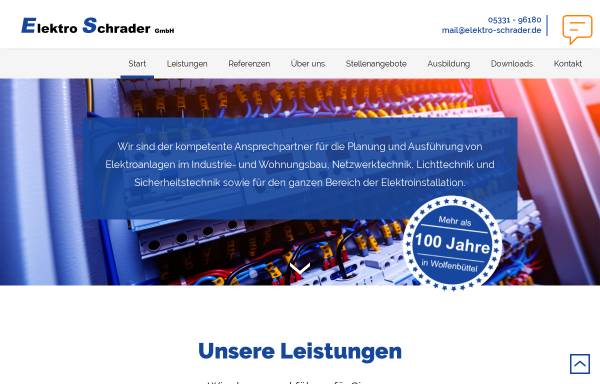 Vorschau von www.elektro-schrader.de, Elektro Schrader GmbH
