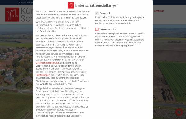 Vorschau von www.kuemper-schwarze.de, Kümper+Schwarze Baubetriebe GmbH