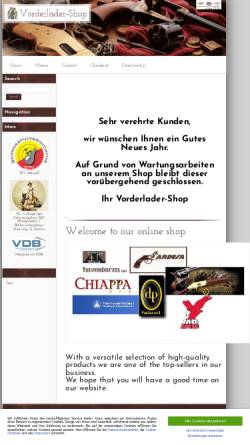 Vorschau der mobilen Webseite www.vorderlader-shop.de, Jürgens Schützenlädchen