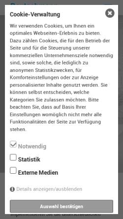 Vorschau der mobilen Webseite www.deutschmann.de, Deutschmann Automation