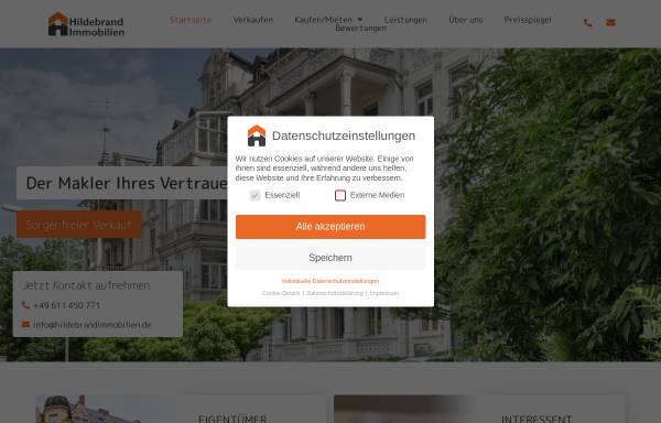 Vorschau von himmo.de, Hildebrand Immobilien GmbH