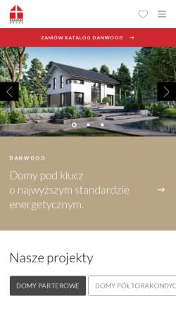 Vorschau der mobilen Webseite www.danwood.pl, Budimex Danwood Sp. z o.o.