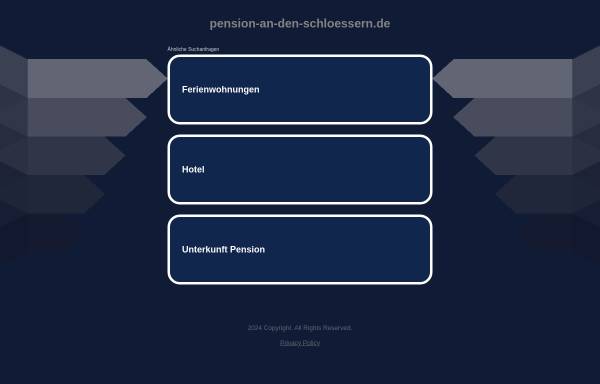 Vorschau von www.pension-an-den-schloessern.de, Pension An den Schlössern