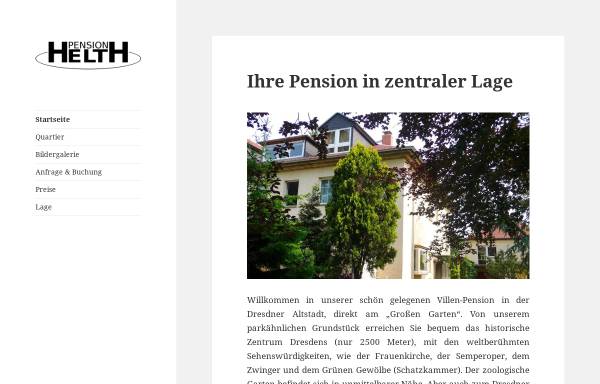 Vorschau von pension-helth.de, Pension Helth