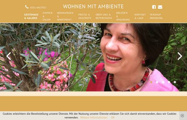 Vorschau von www.wohnen-mit-ambiente.de, Wohnen mit Ambiente (Striesen)