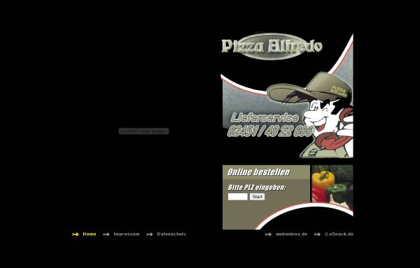 Vorschau von www.pizza-alfredo.de, Pizza Alfredo