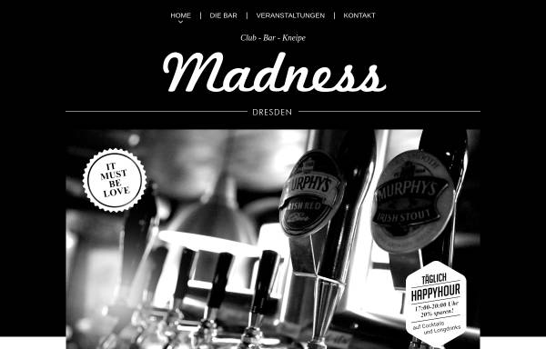 Vorschau von www.madness-dresden.de, Madness Club