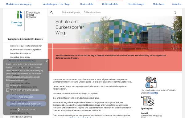Vorschau von www.diako-dresden.de, Förderschule der Diakonissenanstalt (Plauen)