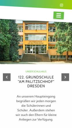Vorschau der mobilen Webseite www.122grundschule.de, 122. Grundschule 