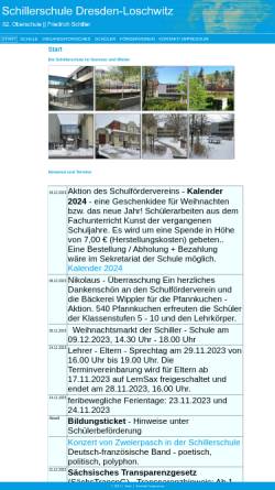 Vorschau der mobilen Webseite www.schiller-schule-dresden.de, 62. Mittelschule Friedrich Schiller (Loschwitz)