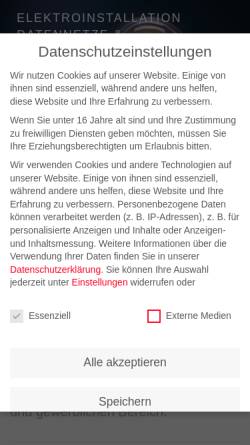 Vorschau der mobilen Webseite www.elektro-haendel.de, Elektromeister Dieter Händel