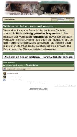 Vorschau der mobilen Webseite forum.labrador-in-not.de, Retriever Forum