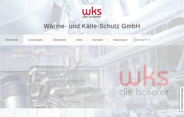 Vorschau von wksd.de, Wärme- und Kälte- Schutz GmbH