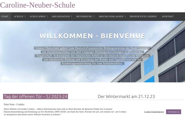 Vorschau von www.sn.schule.de, Georg-Schumann-Schule