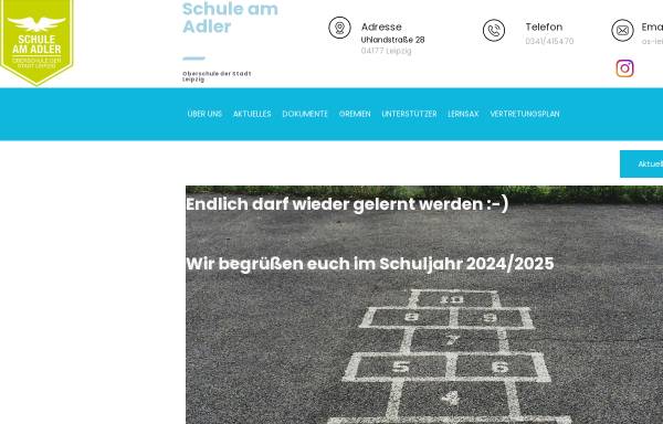 Vorschau von schuleamadler.de, Schule am Adler