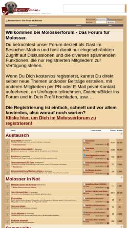 Vorschau der mobilen Webseite molosserforum.de, Molosserforum