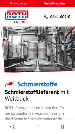 Vorschau der mobilen Webseite www.brachthaeuser.de, Brachthäuser Mineralöle GmbH & Co. KG