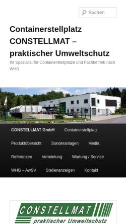 Vorschau der mobilen Webseite www.constellmat.de, Constellmat - Bertels GmbH
