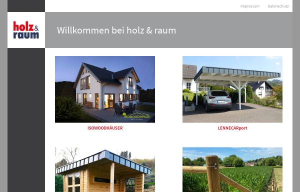 Vorschau von www.holzundraum.de, Holz & Raum GmbH & Co. KG