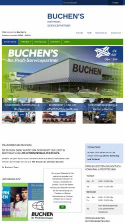 Vorschau der mobilen Webseite www.buchens.de, Buchen GmbH