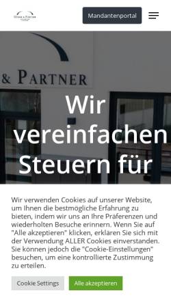 Vorschau der mobilen Webseite www.haener-huhn-krause.de, Häner, Huhn, Krause