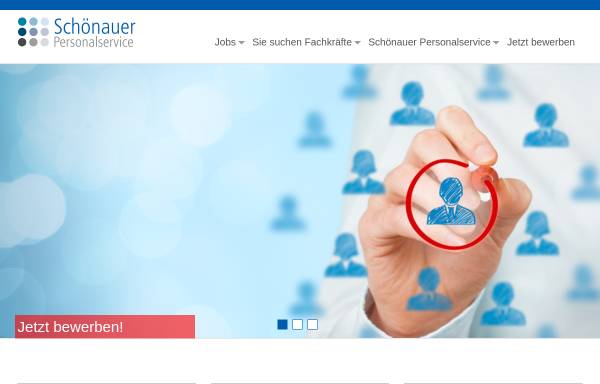 Vorschau von www.schoenauer-online.de, Schönauer Personalservice