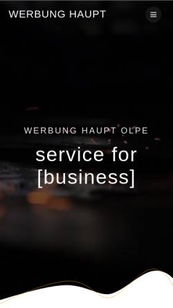 Vorschau der mobilen Webseite www.haupt-wenden.de, Werbung Haupt