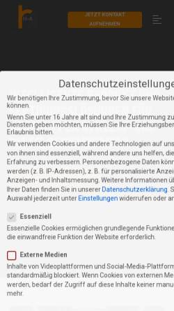Vorschau der mobilen Webseite www.hua-wenden.de, H.u.A. Präzisionsteile GmbH