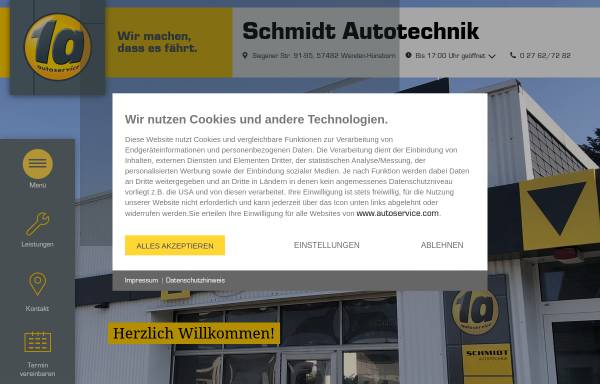 Vorschau von www.schmidt-autotechnik.de, Schmidt Autotechnik