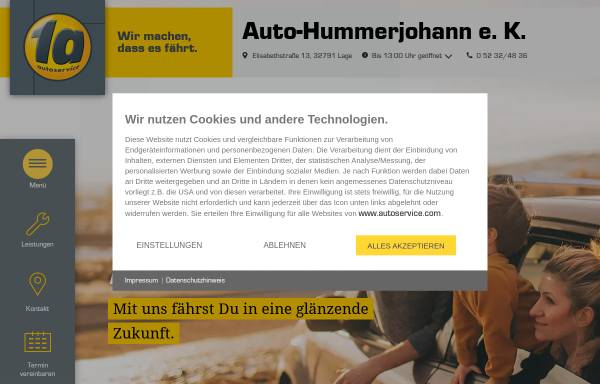 Vorschau von www.auto-hummerjohann.de, Auto Hummerjohann