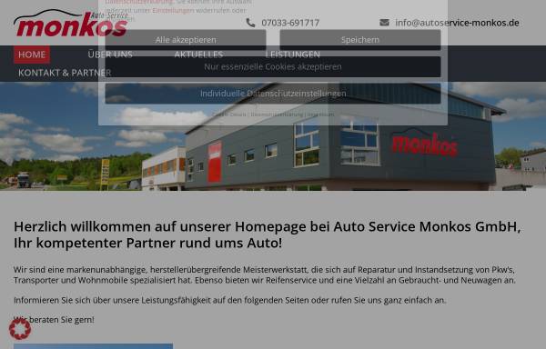 Vorschau von www.autoservice-monkos.de, Monkos Autoservice GmbH