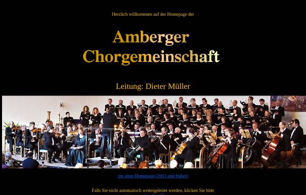 Vorschau von www.asamnet.de, Amberger Chorgemeinschaft