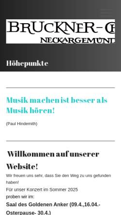 Bruckner-Chor, Neckargemünd