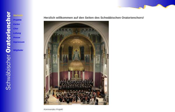 Vorschau von www.schwaebischer-oratorienchor.de, Schwäbischer Oratorienchor e. V.