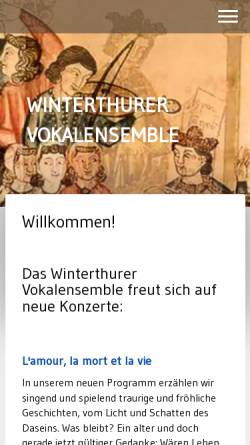 Vorschau der mobilen Webseite winterthur-vokalensemble.ch, Winterthurer Vokalensemble