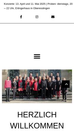 Vorschau der mobilen Webseite www.exvocal-es.de, Exvocal