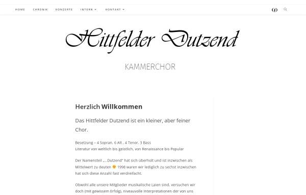 Vorschau von www.hittfelderdutzend.de, Hittfelder Dutzend, Kammerchor für Seevetal und Umgebung