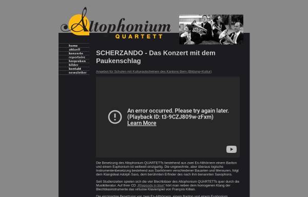 Vorschau von www.altophonium.ch, Altophonium Quartett