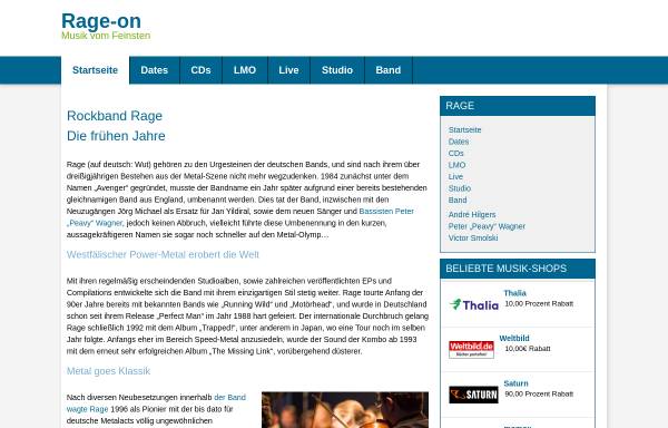 Vorschau von www.rage-on.de, Rage