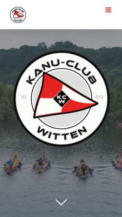 Vorschau der mobilen Webseite www.kcwitten.de, Kanu-Club Witten e.V.