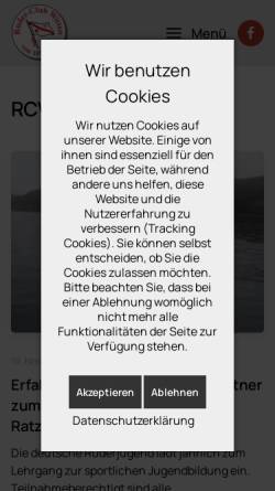 Vorschau der mobilen Webseite www.ruderclub-witten.de, Ruder-Club Witten e.V.