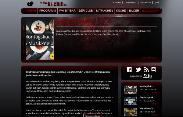 Vorschau von www.bi-club.de, Bi-club
