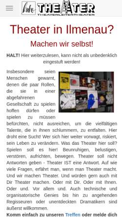 Vorschau der mobilen Webseite www.theaterleitertheater.org, TheaterLeiterTheater